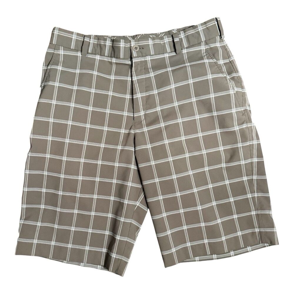 Nike Golf Men's Performance Stretch Shorts Plaid Size 32